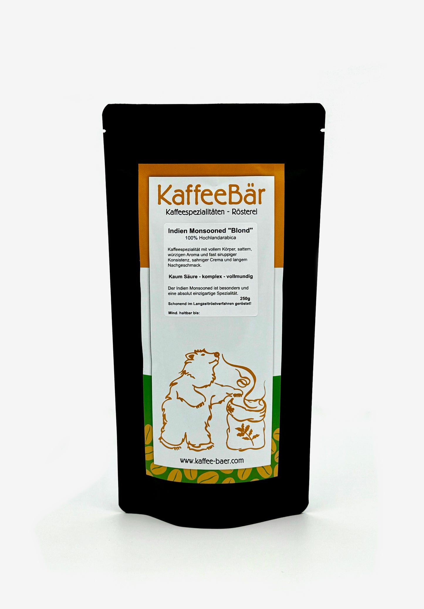 Kaffee Indien Monsooned Malabar "Blond"