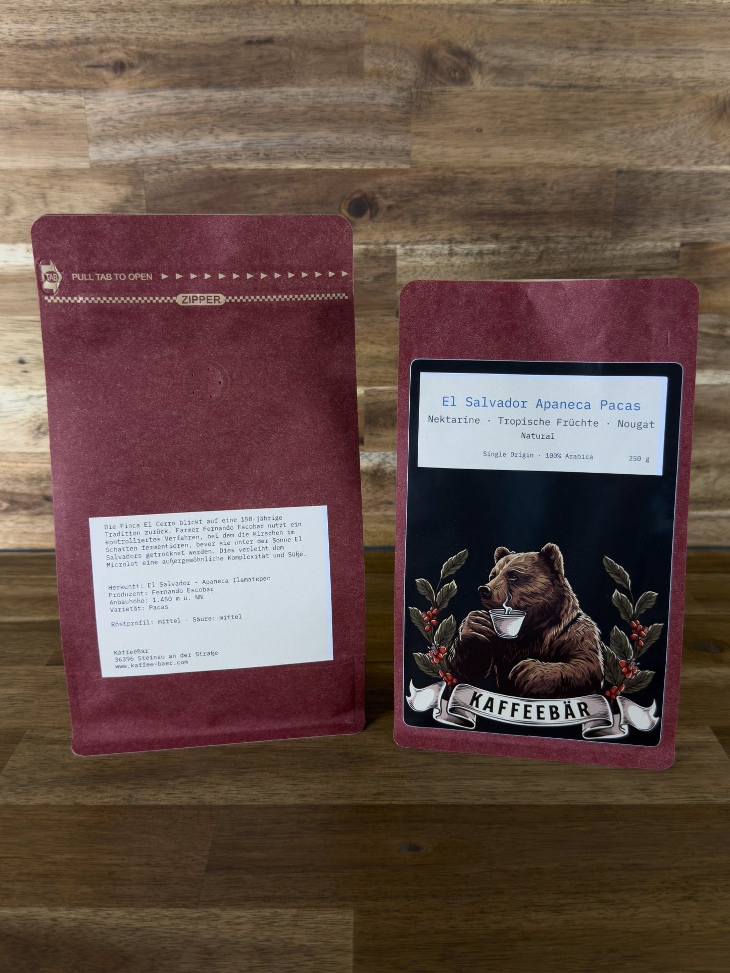 El Salvador Apaneca Pacas Microlot - KaffeeBär