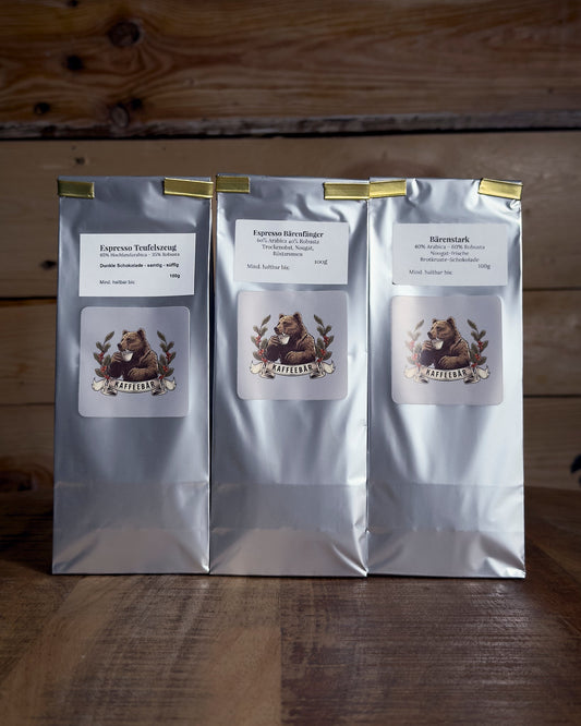 Espresso Bundle 3×100 g - KaffeeBär