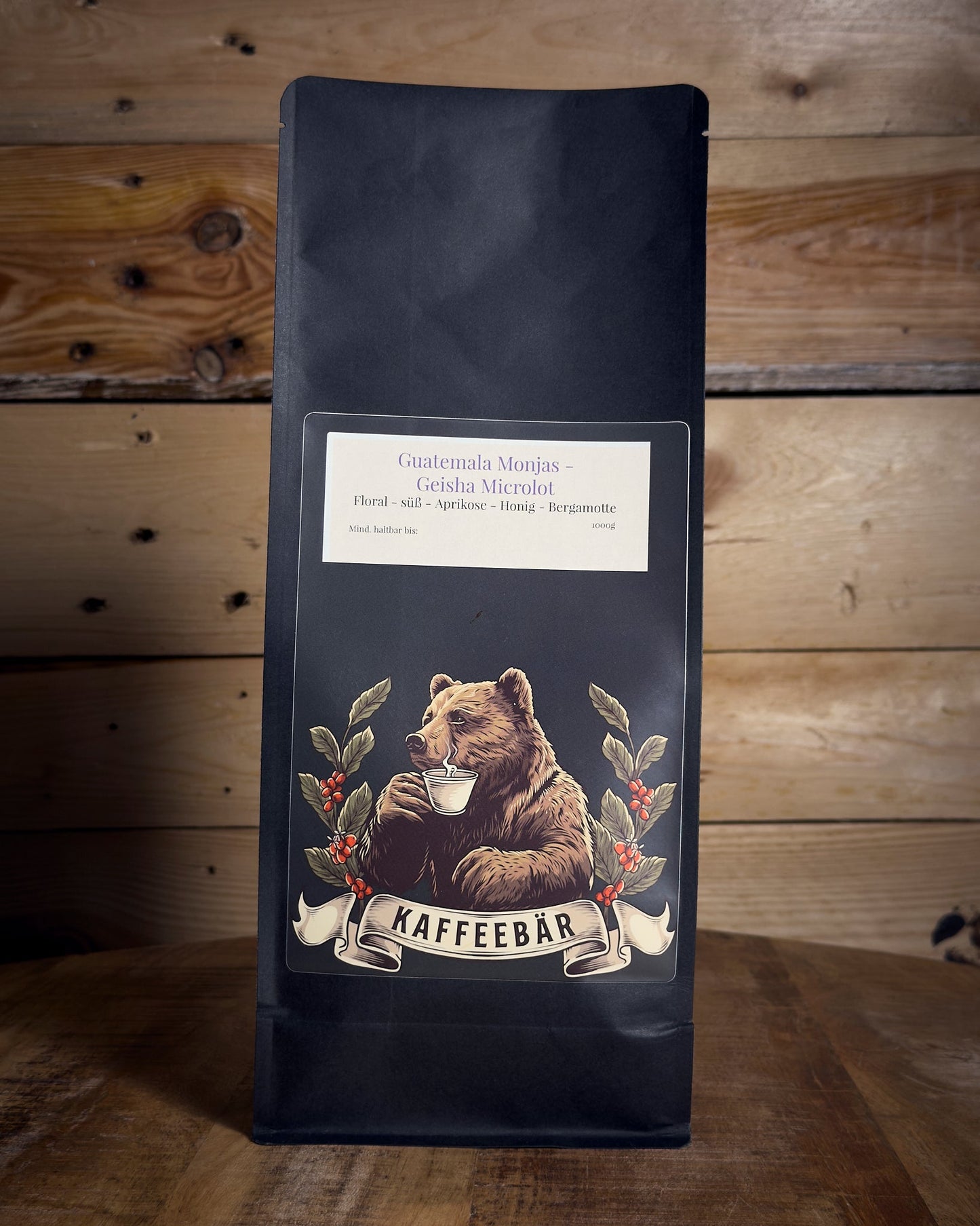 Handgerösteter Kaffee Guatemala Jalapa Microlot in der 1000g Vorratspackung von KaffeeBär.