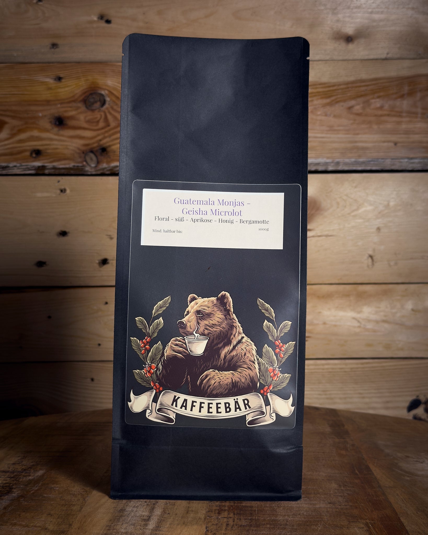 Handgerösteter Kaffee Guatemala Jalapa Microlot in der 1000g Vorratspackung von KaffeeBär.